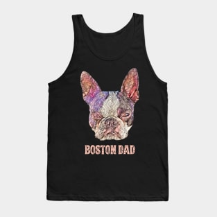 Boston Terrier Dad Father's Day Gift Tank Top